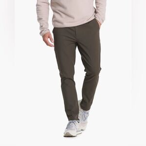 Vuori Cascade Tech Chino Dark Oregano Size 34 EUC